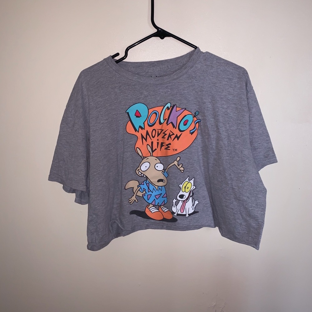 Cropped Graphic T
